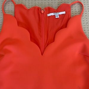 Guess coral midi length dress